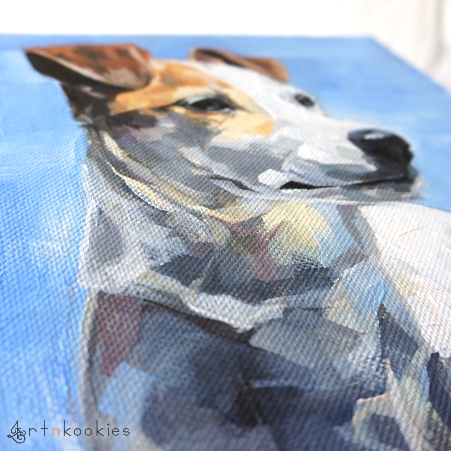 Acrylic on Canvas Pet Portrait