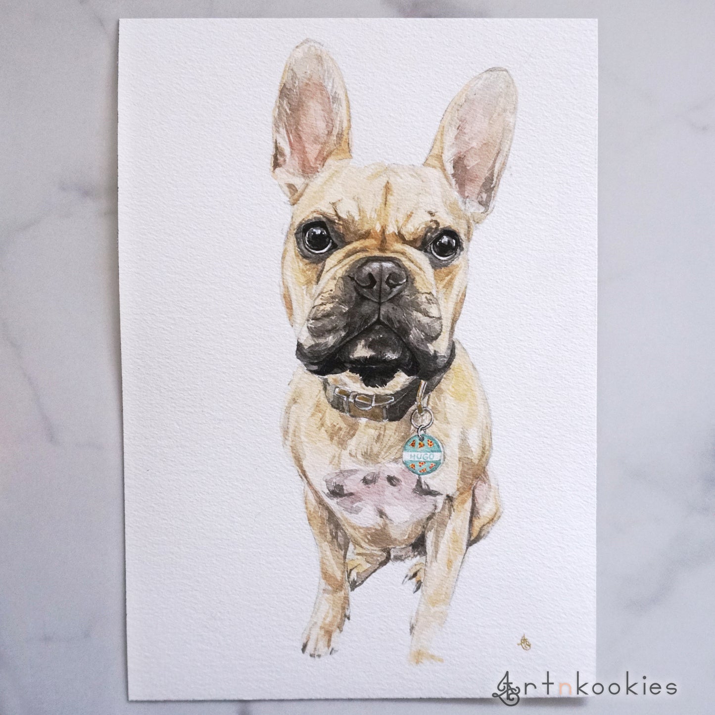 Custom Watercolour Pet Portrait