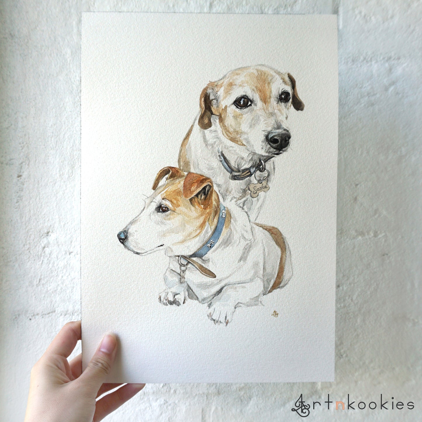 Custom Watercolour Pet Portrait