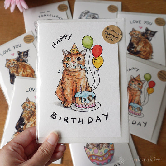 "Happy Birthday" Greeting Card