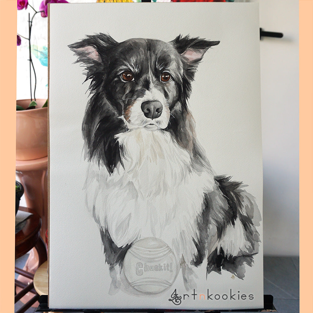 Custom Watercolour Pet Portrait