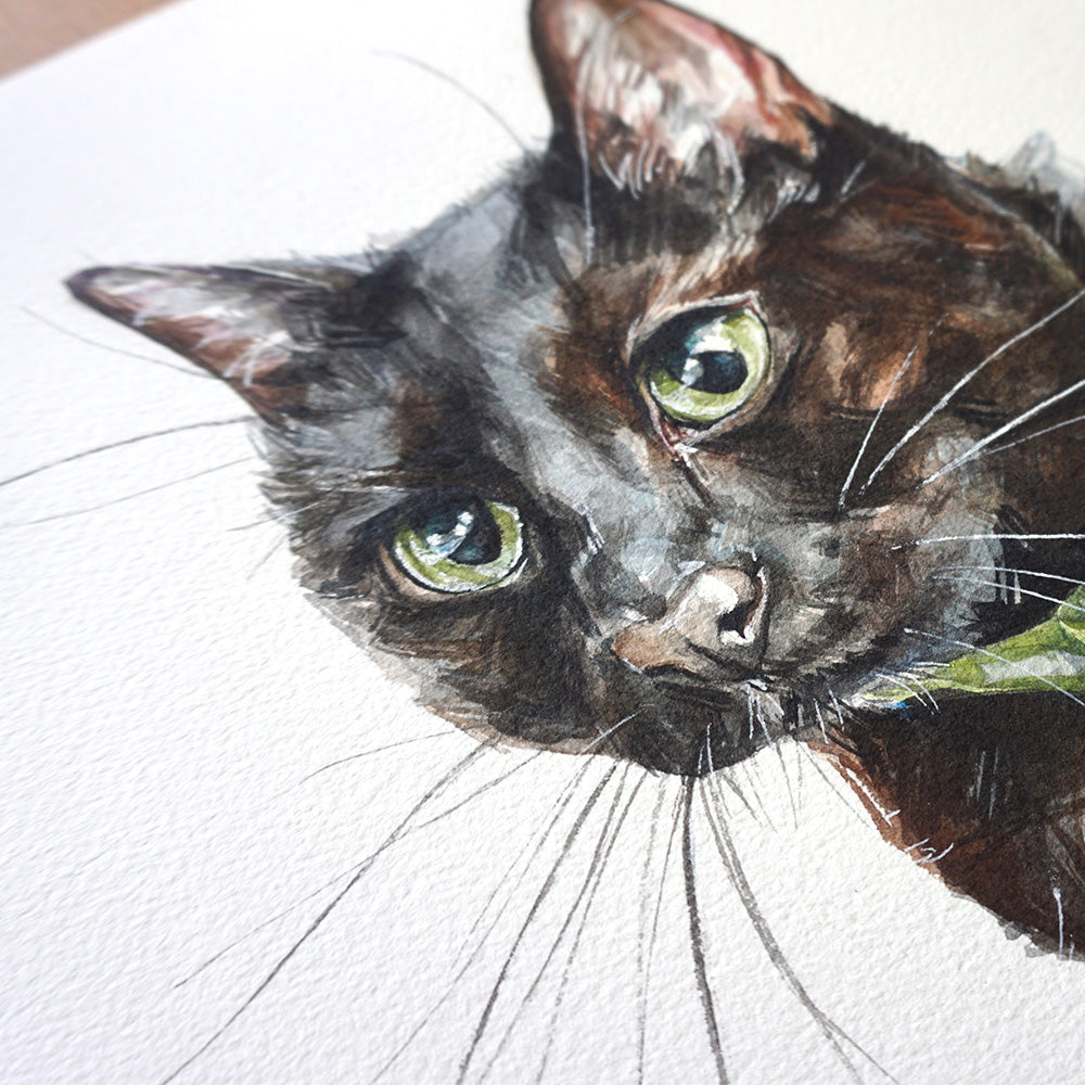 Custom Watercolour Pet Portrait