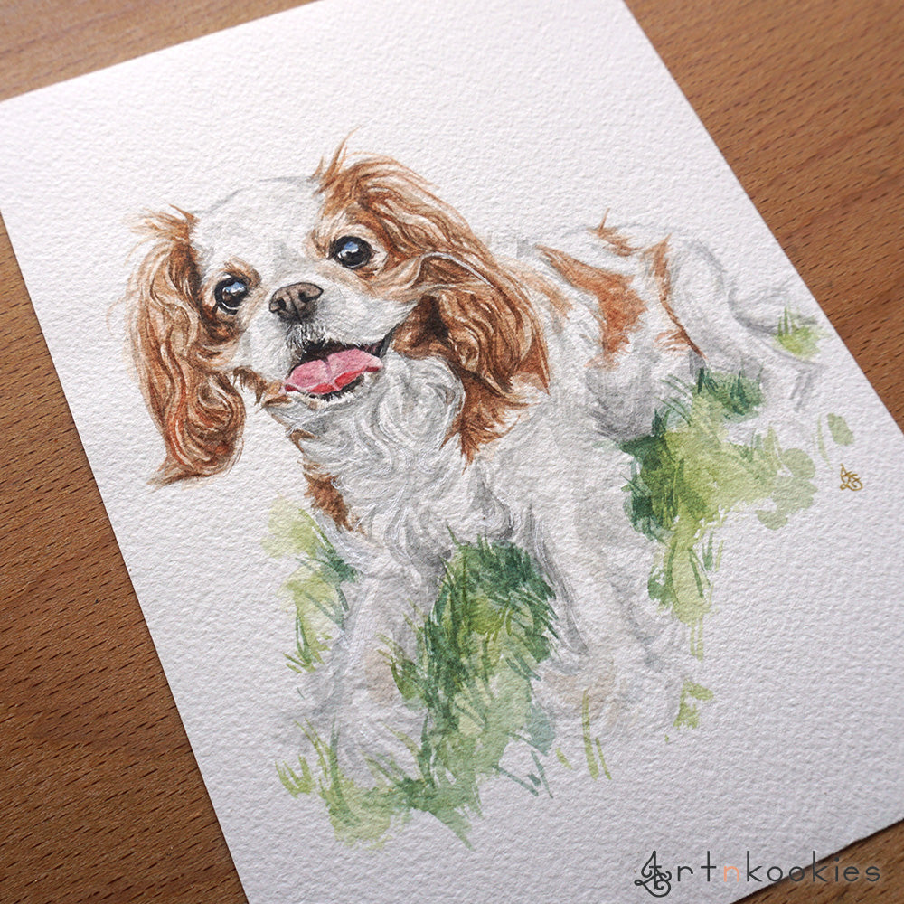 Custom Watercolour Pet Portrait