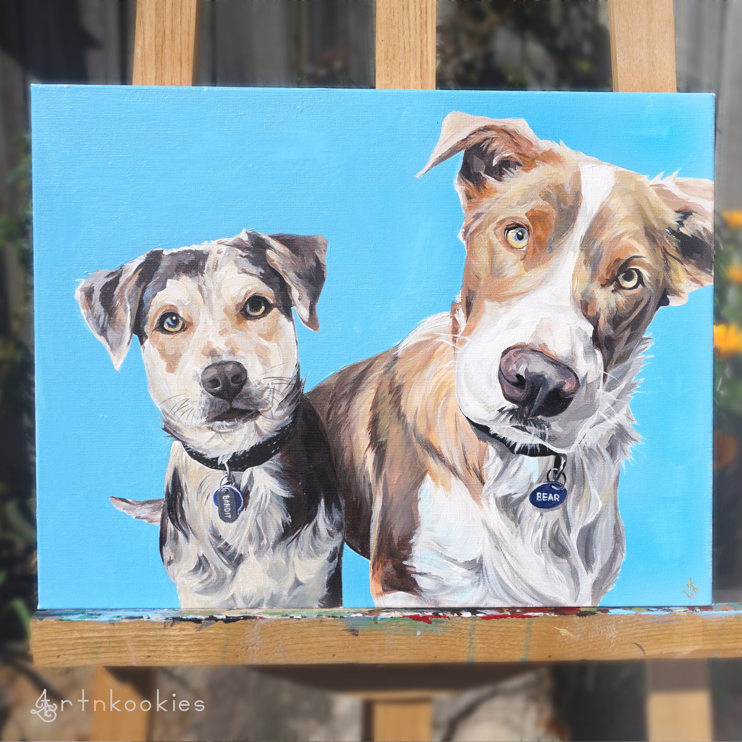 Acrylic on Canvas Pet Portrait