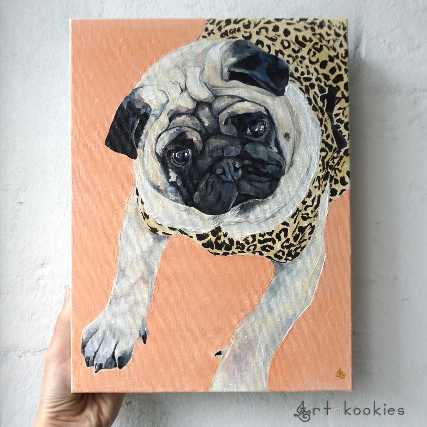 Acrylic on Canvas Pet Portrait