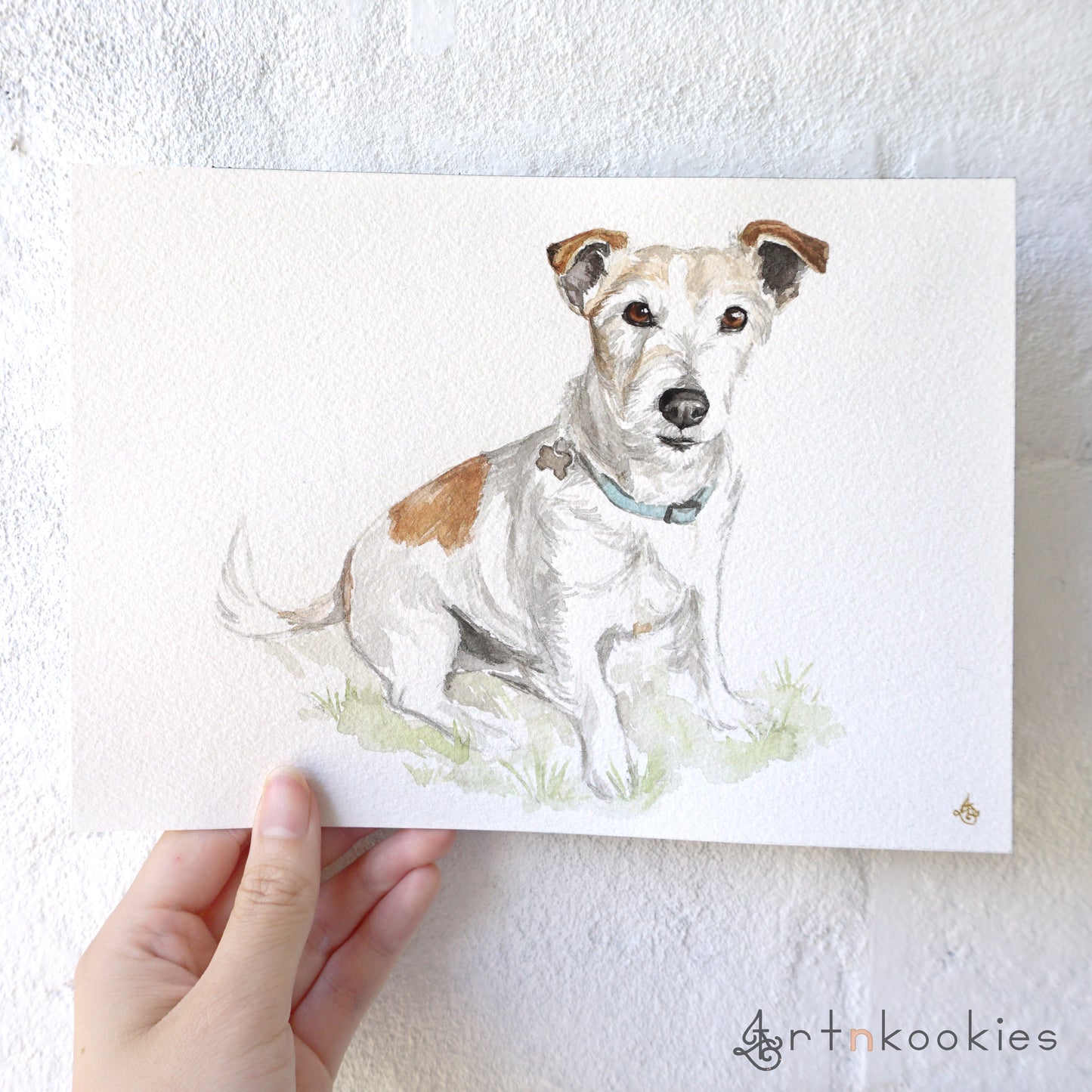 Custom Watercolour Pet Portrait