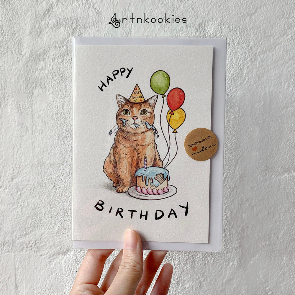 "Happy Birthday" Greeting Card