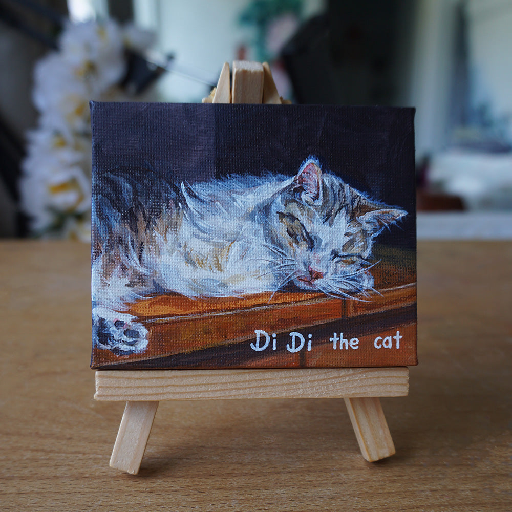 Mini Pet Portrait on Easel