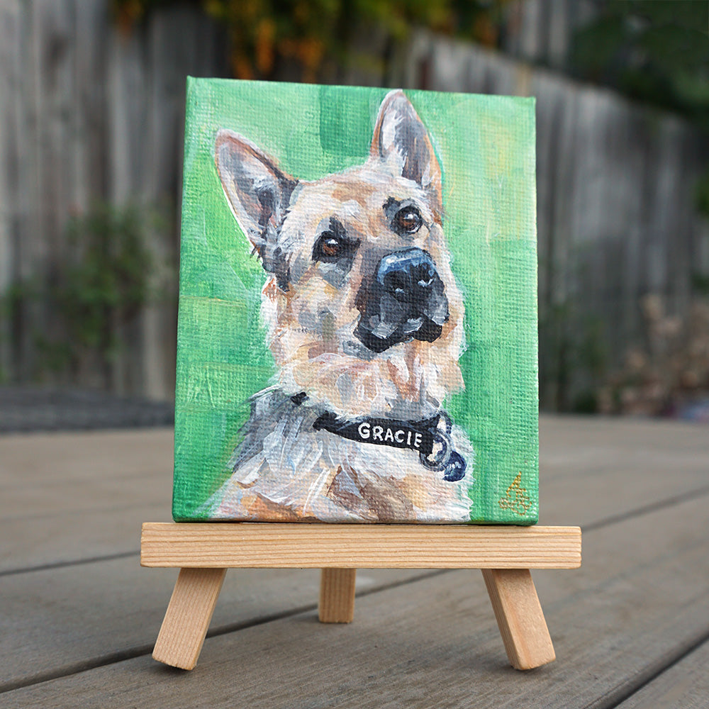 Acrylic on Canvas Pet Portrait