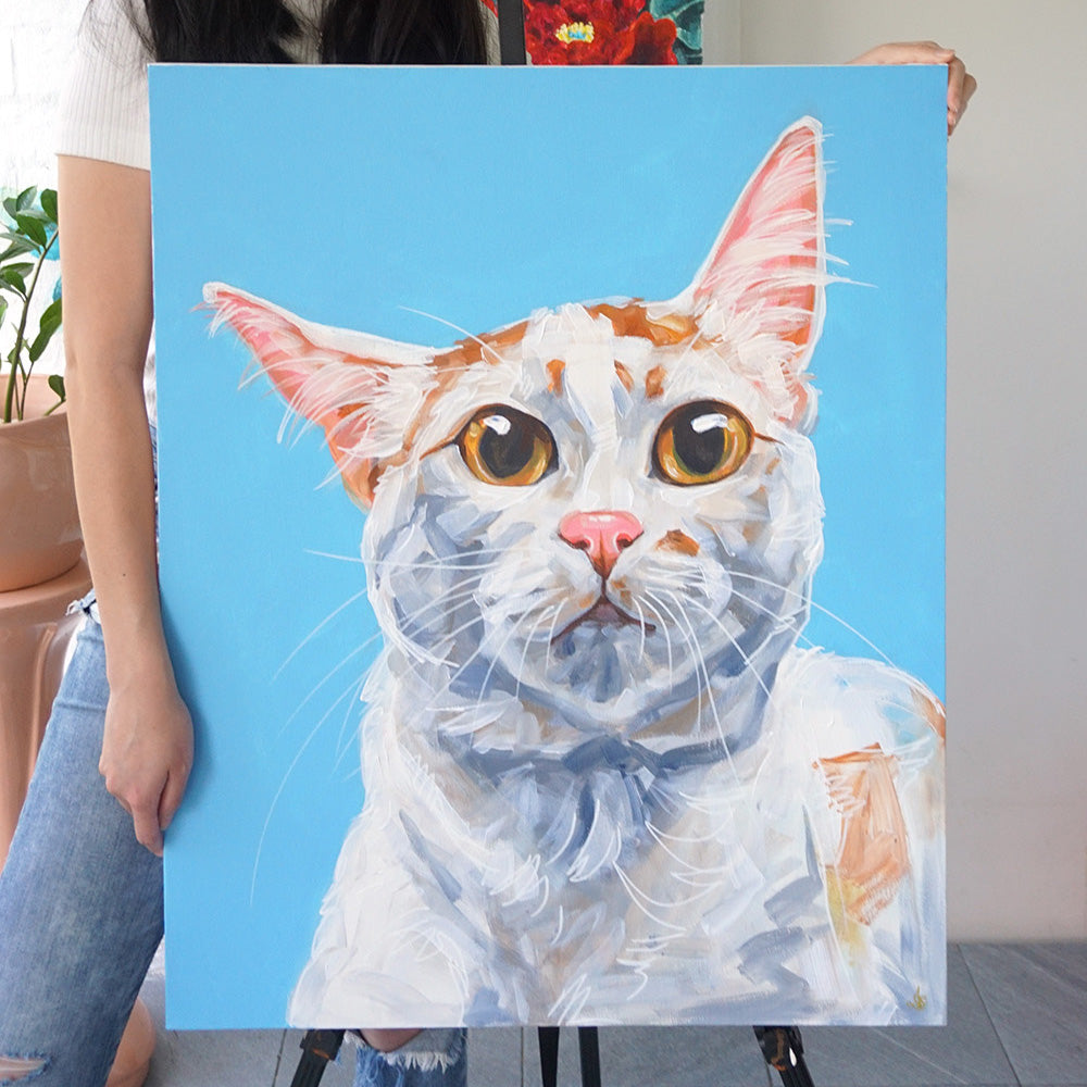 Acrylic on Canvas Pet Portrait